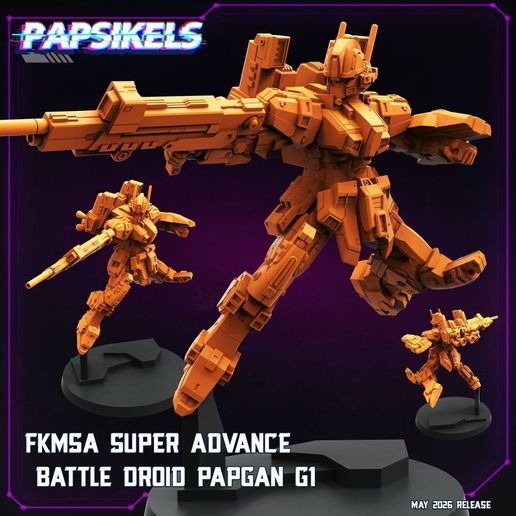 FKMSA SUPER ADVANCE BATTLE DROID PAPGAN
