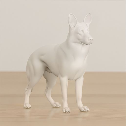 Sculpted Dog 3D Printable 3D print model 3D model
