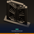 08_printed_proof.png Art Deco Geometric Panel - 3D Printable STL File