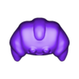 medialuna kawaii.stl croissant, kawaii croissant, kawaii crescent