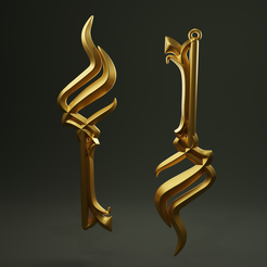 key.png Fichier STL Clé de l'héritage de Poudlard・Modèle à imprimer en 3D à télécharger