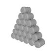 Barrels-Alpha-traingle-6-x-6.jpg STL-Datei Typ Alpha Transporttrommeln・Design zum Herunterladen und 3D-Drucken