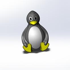 1.png Free STL file cute penguin 3D・3D printable model to download, oualidk