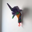 KEYCHAIN HOLDER.jpeg 3D-Datei KEY HOLDER ( EYE - EVA UNIT O1)・Vorlage für 3D-Druck zum herunterladen