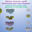 m2.jpg Minion monsters MOLDs: BATH BOMB, SOLID SHAMPOO