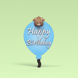 Birthday-Topper1.png 3D file Birthday Topper・3D printing idea to download