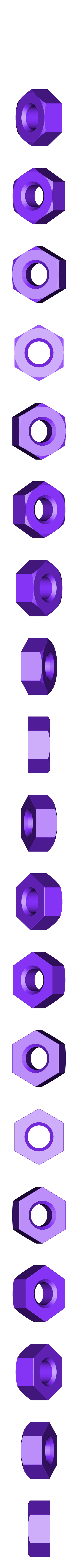 Nut_M4.stl Worm Gear