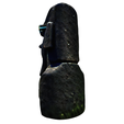 model-4.png Moai statue wearing sunglasses and a party hat NO.4