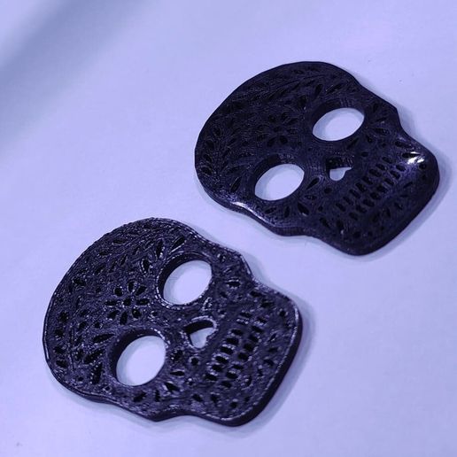 Earrings "Calaveras 3D model