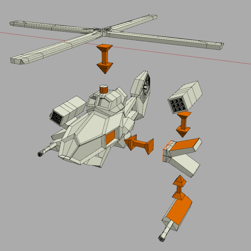 Montage.png Kampfhubschrauber - Little Big Army