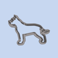model-1.png American Staffordshire Terrier (1) COOKIE CUTTERS, MOLD FOR CHILDREN, BIRTHDAY PARTY