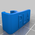 ClipPLA.png Lettered Filament Clip ABS PLA PVA TPU and BLANK