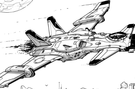 Stuka Aero tech space fighter - Battletech