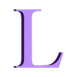 L.STL Letras del alfabeto
