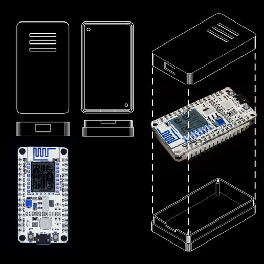 B648236F-06D2-4039-A12F-53D747715D20.jpeg ESP8266 Case