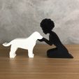 WhatsApp-Image-2023-01-04-at-11.13.20.jpeg Girl and her Labrador Retriever (afro hair) for 3D printer or laser cut