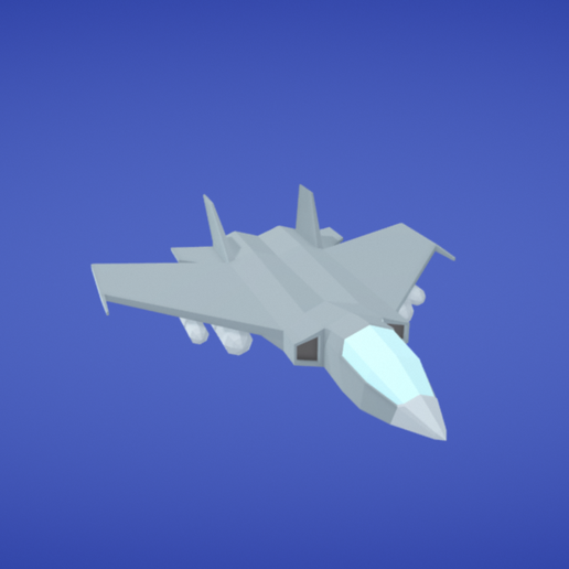 Jet / plane / aircraft 3D model preview