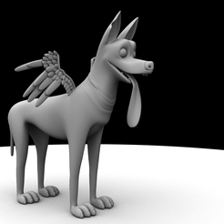 Dante_Wings.png Fichier STL gratuit Dante avec des ailes・Objet pour imprimante 3D à télécharger