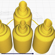 print.png Fichier 3D COUPEUR D'ARGILE MICRO-POLYMÈRE/Leaf 4 size/EULITEC.COM・Plan pour imprimante 3D à télécharger