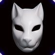 z61.png Kitsune Demon Fox Mask Mascara de Zorro Kitsune 11
