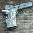 as SNS a STEN STMIED BE RICH!!! colt 1911 and clones modern shape of grips  MONEY THEME