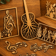 10.png Music Studio Room Bundle 3D Print and Laser Files Wall Art Decor
