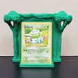 0.@ Leech Seed ns dagefon Grass Pokemon Card Stand