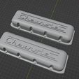 screen.png Vintage Style BBC Valve Covers Chevrolet Drag Street Gasser 1-25 Scale Model Car Parts