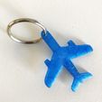 1.JPG Free STL file Plane keychain or pendant・3D print object to download