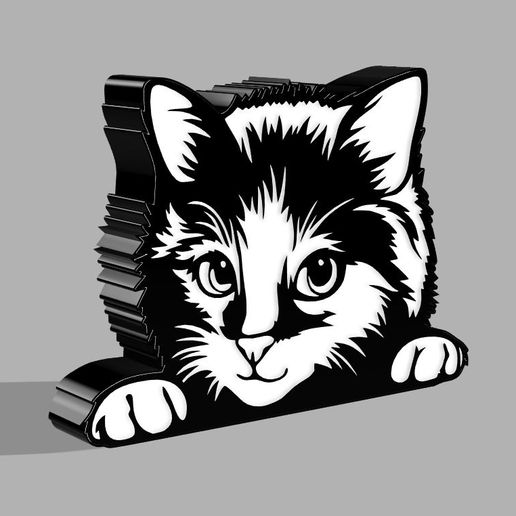 lamp kitten 3D model