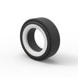 7.jpg 3D file Diecast Whitewall rear tire of vintage dragster Version 1 Scale 1:25・3D print model to download