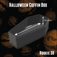 TMM aa Paar ny ROOKIE 3D. Halloween Coffin Box