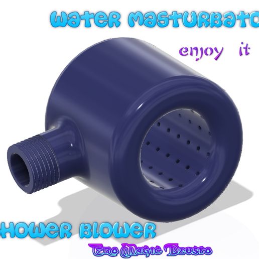 MALE shower blower fast penis cock dick washer water masturbator sb05 3d  print cnc STL File for Cults