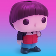 00.png Will Byers from Stranger Things Kinder Joy Edition STL File 3D (UPGRADED)