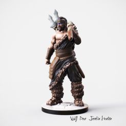 wolf-paw-javelin-hunter.jpg STL file Nordic Hunter miniature・Model to download and 3D print