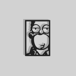 Homero-serio.png Serious Homer Decoration - 2D Art