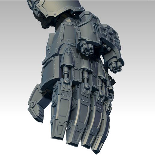 Power Fist for a machine god 3D model