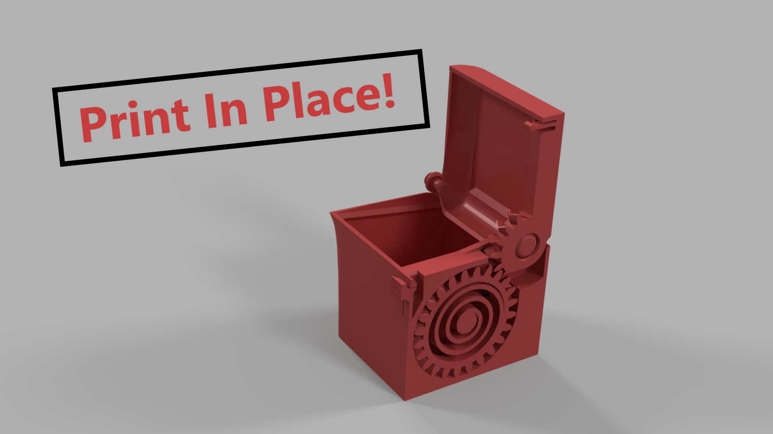 tumbnail3.png Free STL file PRINT-IN-PLACE SPRING LOADED BOX・3D print design to download, SunShine