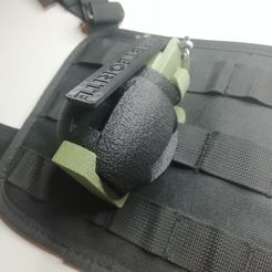 IMG_20231203_151813.jpg Airsoft Meteorite Impact Grenade MOLLE Clip Supportless
