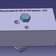 assemblage.png EA113 Drilling template for RS3 & TTRS injectors (RS3 adapter)