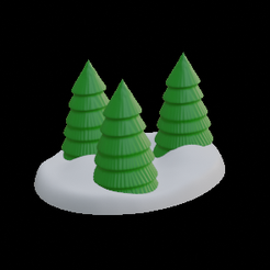 trees.png STL file Christmas trees・Design to download and 3D print, 3Dimwit
