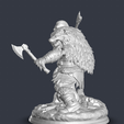 tyityiyi.png Wolfborn Berserker – Dual Axe Warrior STL