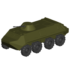 1.png OBJ file BTR-60 APCs・3D printing design to download