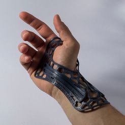 1.jpg Free STL file Wrist brace・3D printing design to download, piuLAB