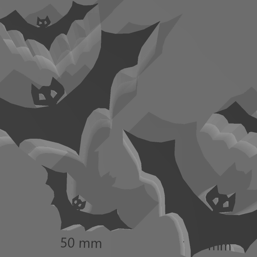 batfigure2.png Free STL file bats for hallowen・Model to download and 3D print, pat_rom