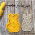 зайкаа.PNG Cookie cutter Easter Bunny 2