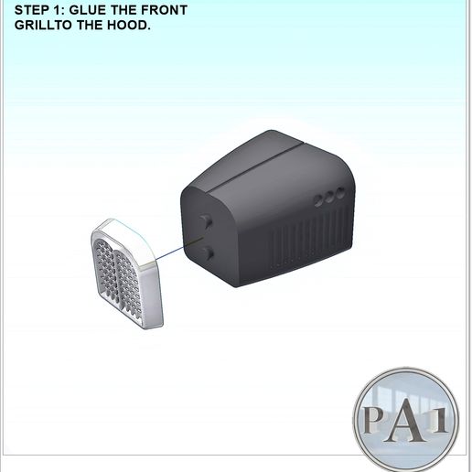 INS-01.jpg Télécharger fichier STL Camion antique Lowrider - 100% sans support • Modèle pour imprimante 3D, PA1