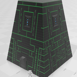 Zigurat_1.png Free STL file DIY - Necron Ziggurat (Large) - WH40k・3D printer design to download