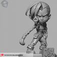 jinx-bacjground.jpg Jinx Chibi STL Figure – 3D Printable Fan Art