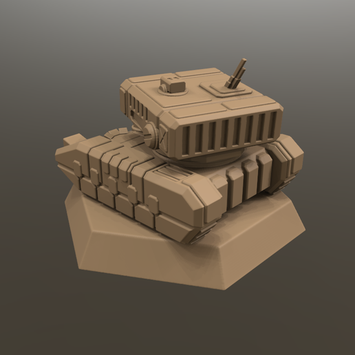 🪖 TERMINATOR medium tank・ STL File for 3D printing・Cults